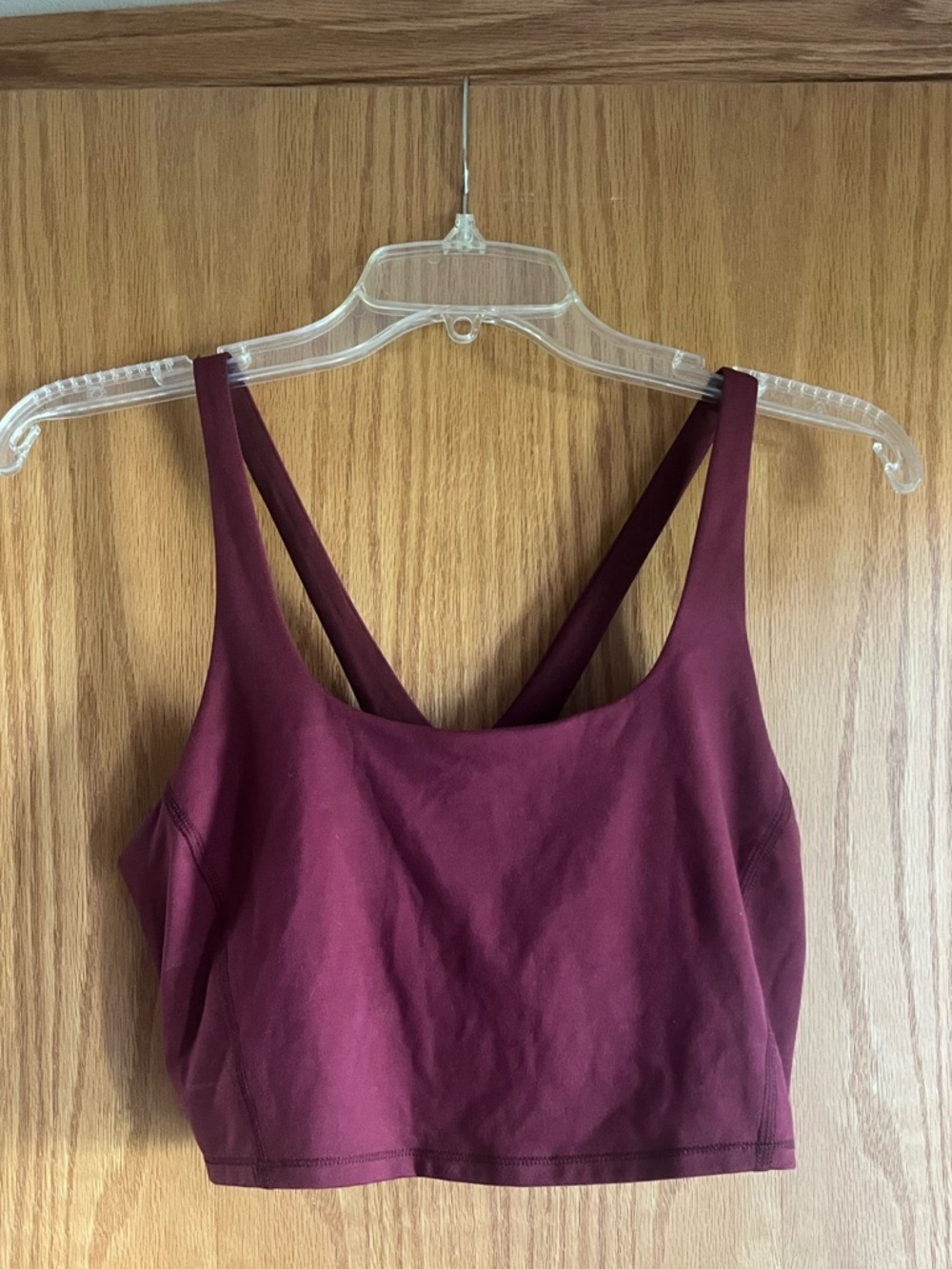 All in motion maroon athletic tank